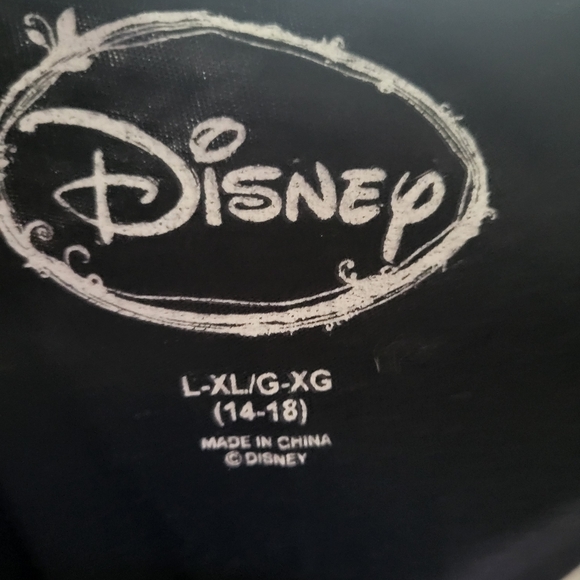 Disney Sleep Tee Black sz L/XL - Picture 3 of 4